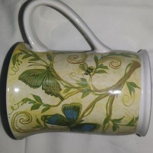 Beautiful flower mug